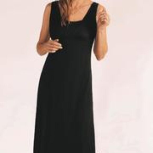 Black Midi Dress💗 - Picture 3 of 5